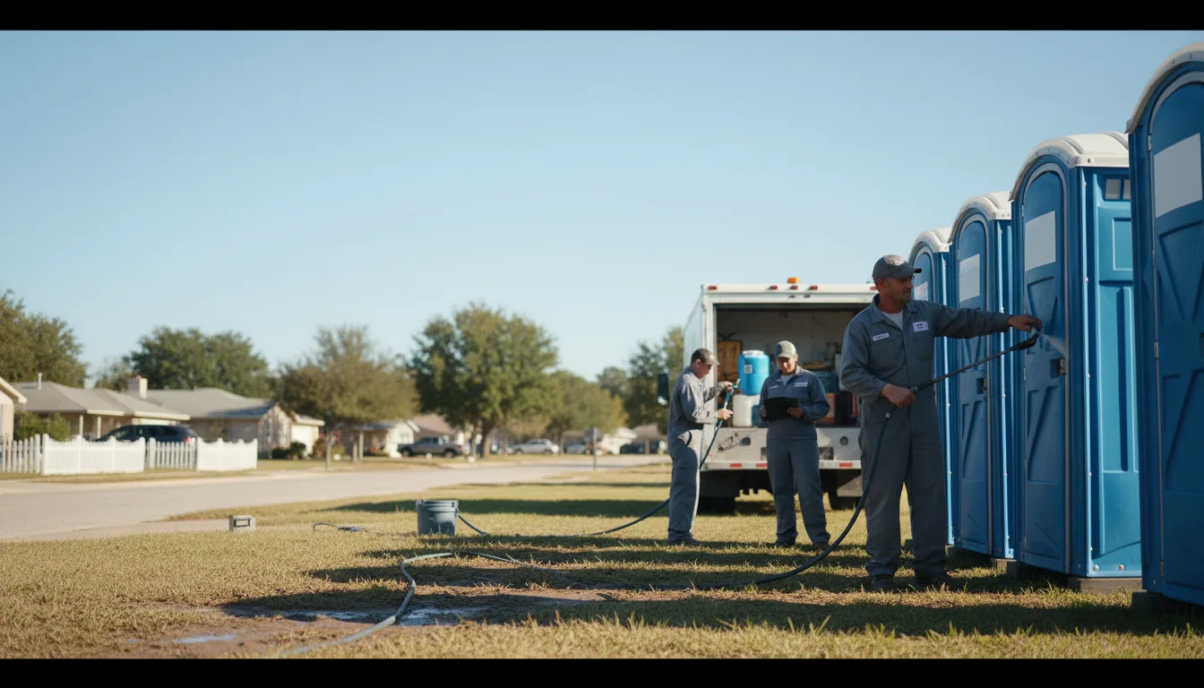 Long-Term Portable Toilet Rental in Wasco, IL near me